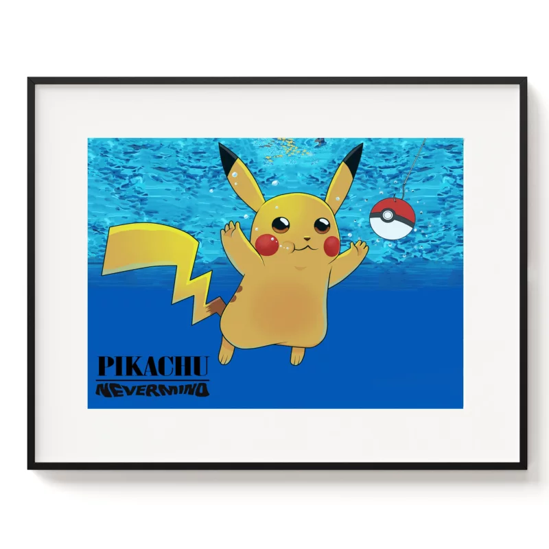 Pokémon Poster - Pikachu Nevermind