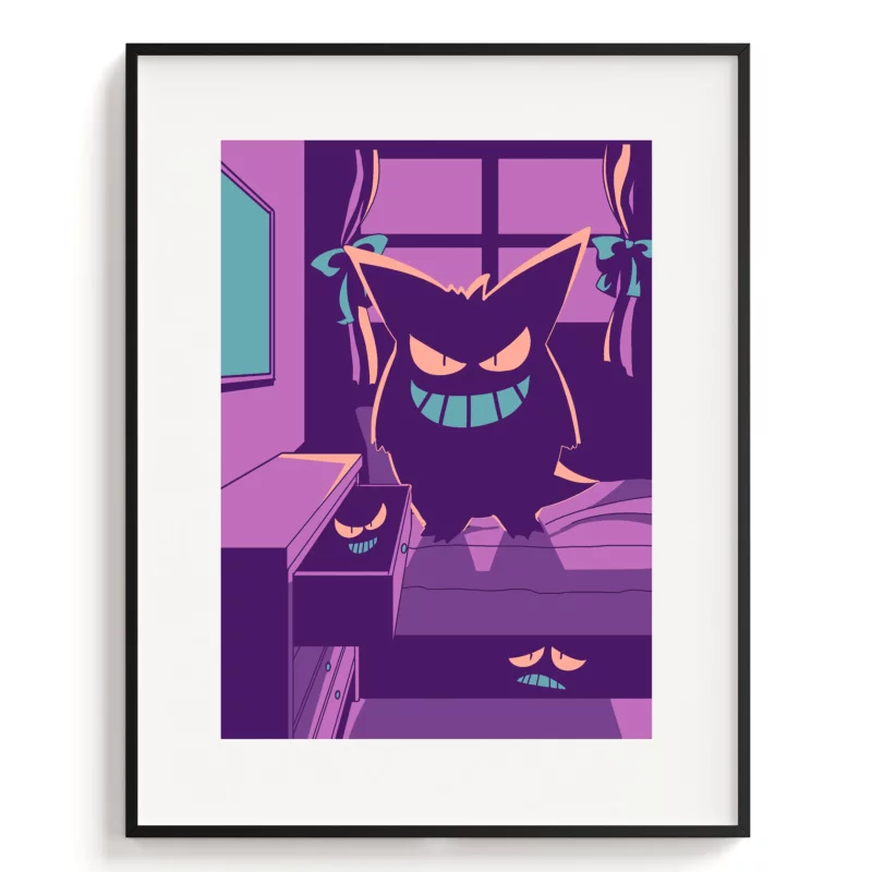 Pokémon Poster - Haunted Room