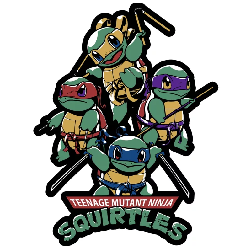 Pokémon Shirt - The Ninja Squirtles