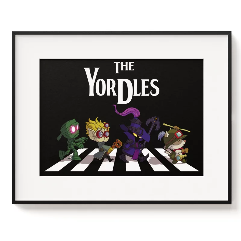 League of Legends Poster - The Yordles Abbey Road