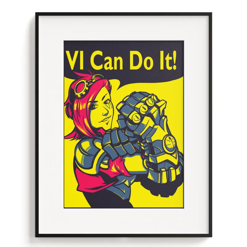 League of Legends Poster - Vi Can Do It