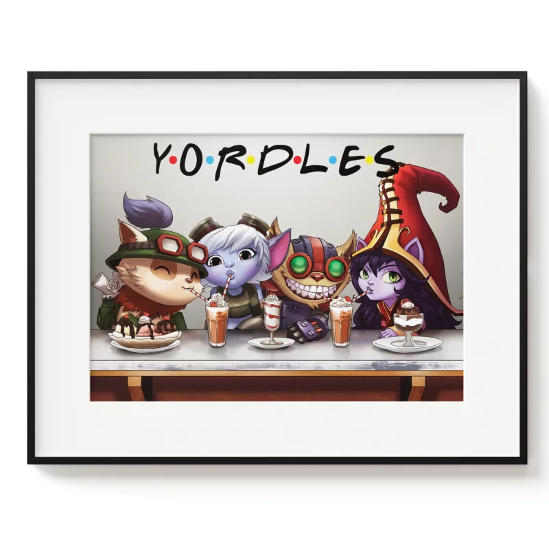 League of Legends Poster - Yordles Friends