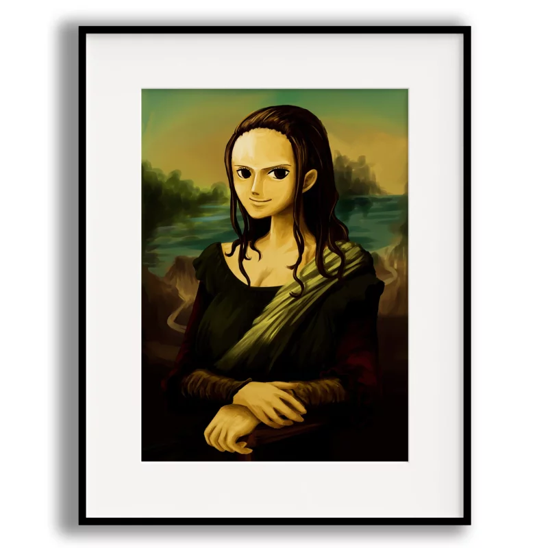 One Piece Poster - Nico Robin Mona Lisa