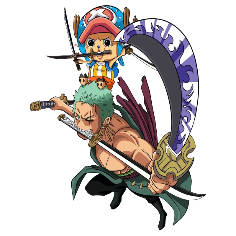 One Piece Shirt - Zoro and Chopper