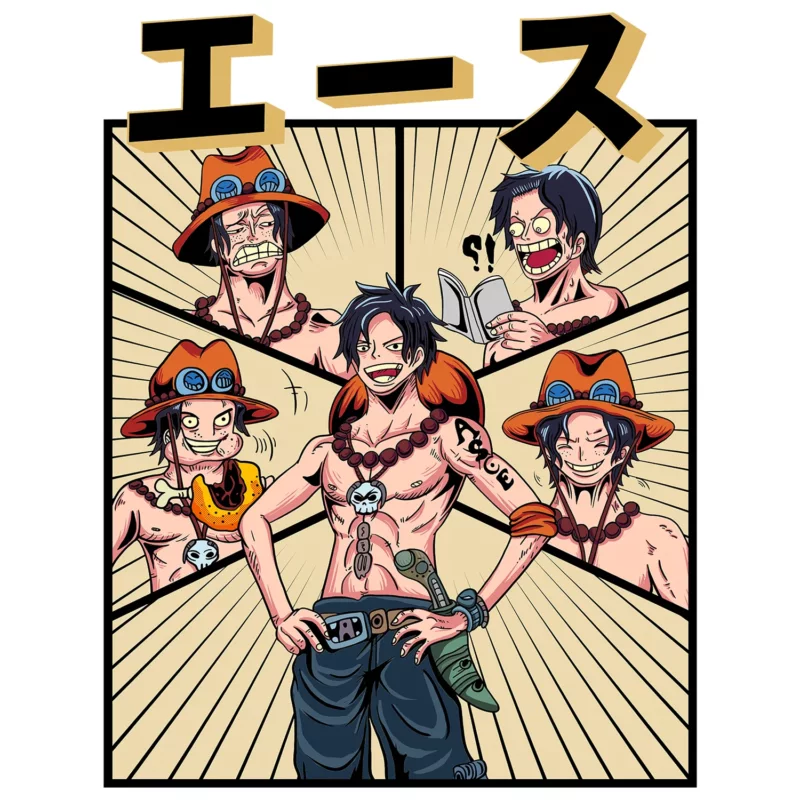 One Piece Shirt - Portgas D. Ace