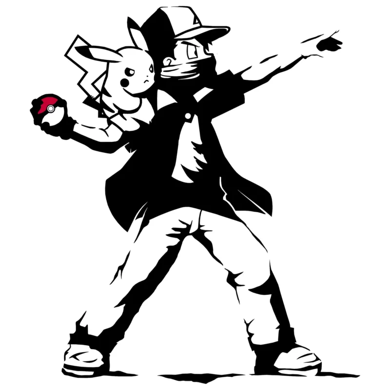 Pokémon Shirt - Ash Banksy