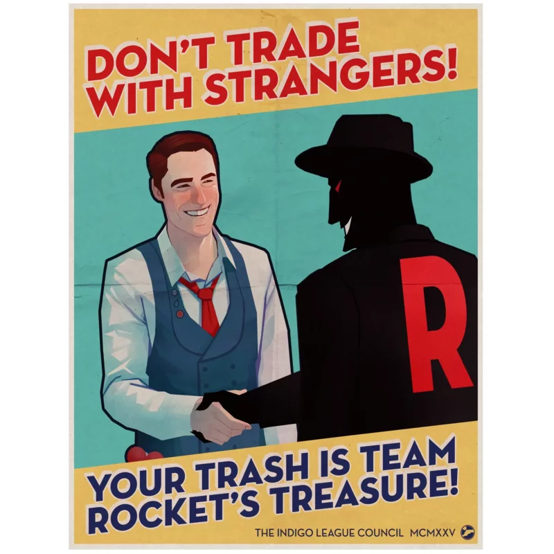 Pokémon Poster - Rocket Deal