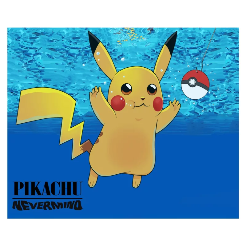 Pokémon Poster - Pikachu Nevermind