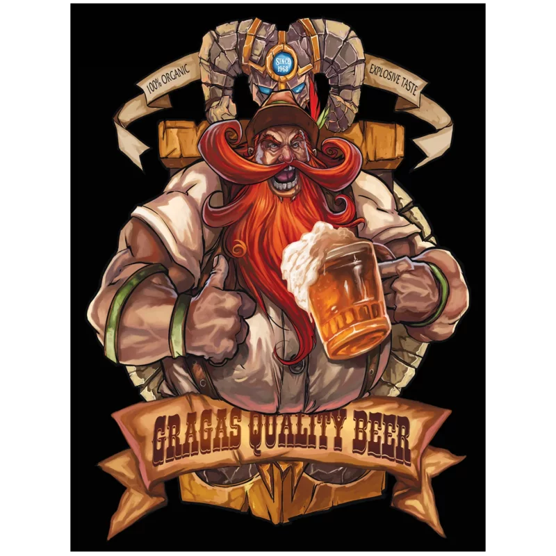 League of Legends Poster - Gragas Beer