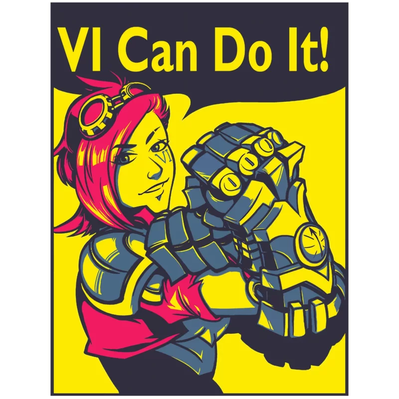 League of Legends Poster - Vi Can Do It