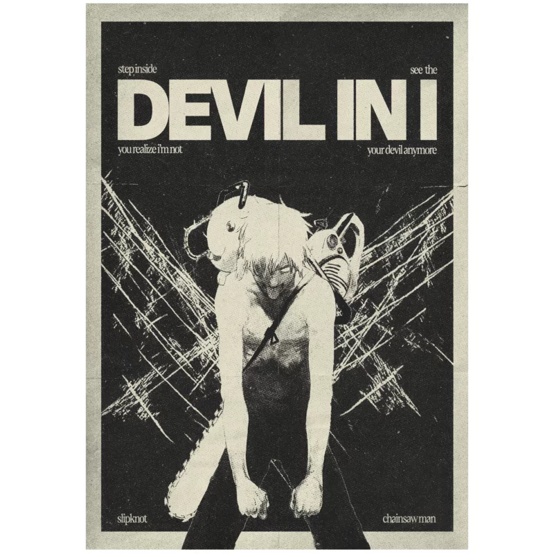 Chainsaw Man Poster - Devil In I