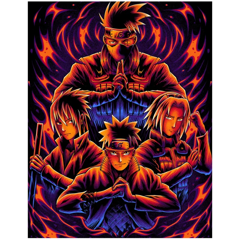 Naruto Poster - Team 7