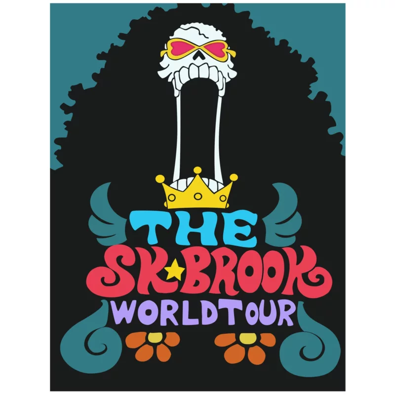 One Piece Poster - Brook World Tour
