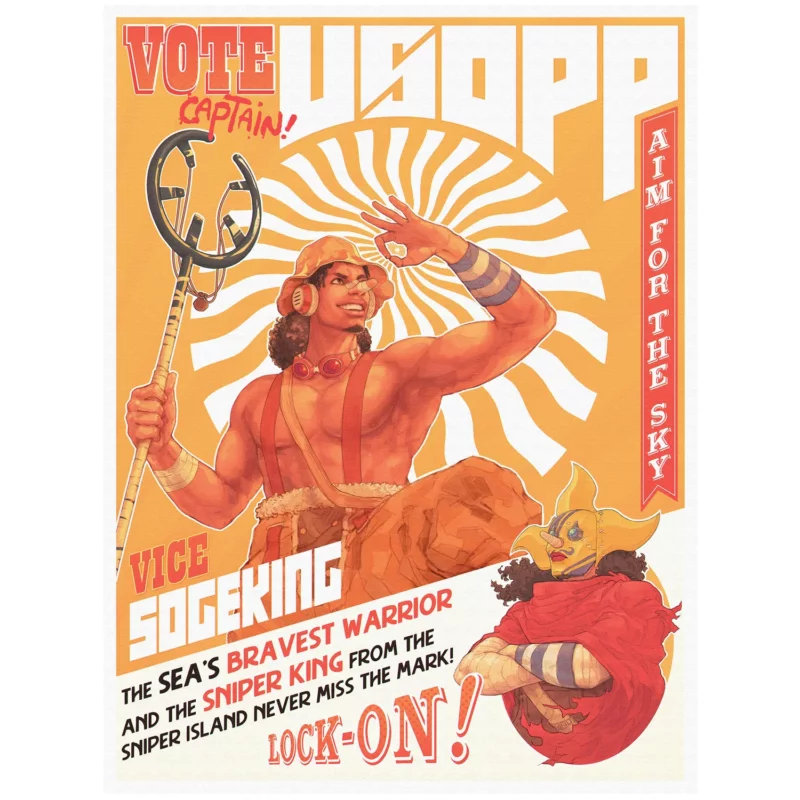 One Piece Poster - Vote for Usopp