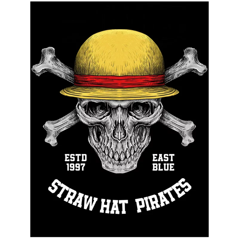 One Piece Shirt - Straw Hat Jolly Roger